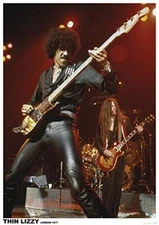 Thin Lizzy Poster - Phil Lynnott London 1977 (23.5"x33")