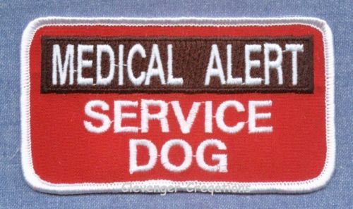 MEDICAL ALERT SERVICE DOG - service dog vest patch - Picture 1 of 1