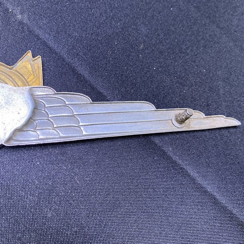 12" Fox Co. Chrysler Airflow Wing Lightning Bolts maletero emblema insignia adorno - Imagen 7 de 17