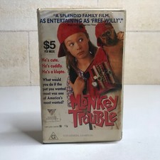 Monkey Trouble VHS Ex-Rental Clamshell Video 1994