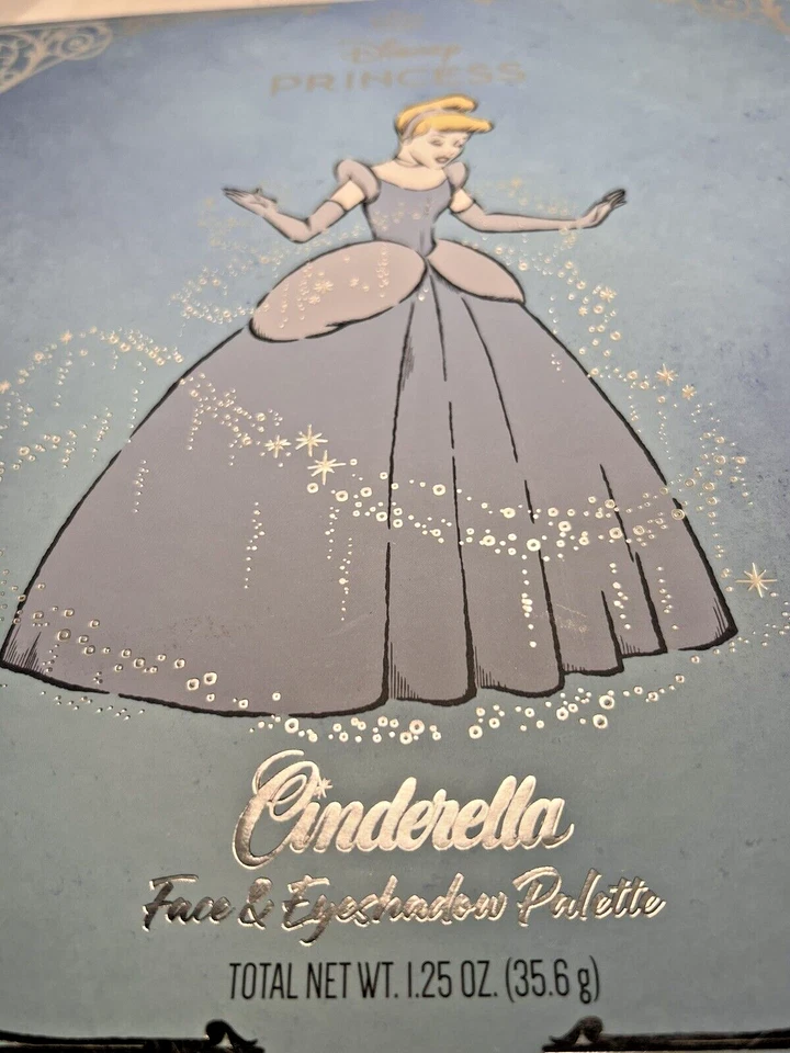 HUGE New Cinderella Disney Princess Face & Eyeshadow Palette 22 Shades w/Mirror - Image 3 of 4