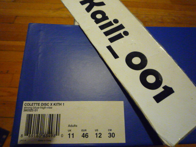 Size 11.5 - Kith x Colette x Puma Disc Blaze Strong Blue for sale