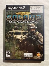 SOCOM 3: U.S. Navy SEALs PS2 (Sony PlayStation 2, 2005) Complete w/ Manual