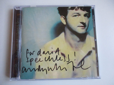 ANDY WHITE - RARE HAND SIGNED CD ALBUM - SPEECHLESS (2000) - AUTOGRAPHED