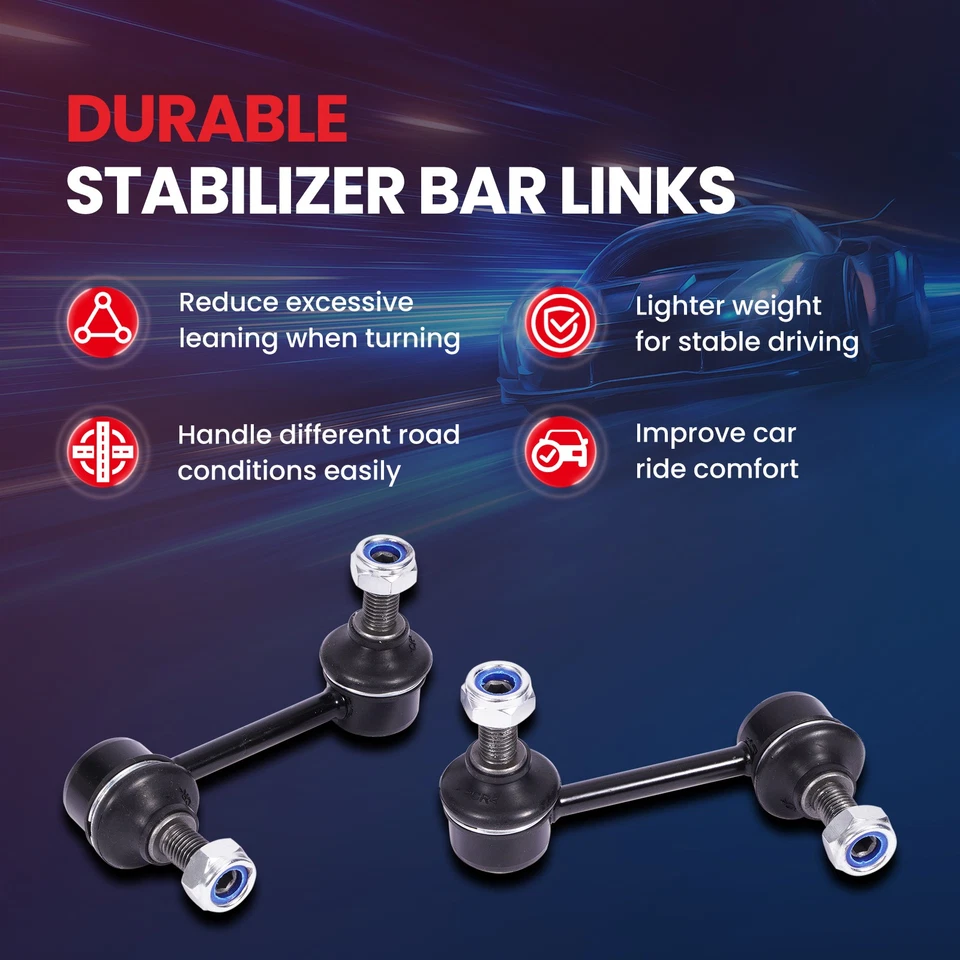 Barra estabilizadora trasera 2 piezas eslabones extremos aptos para Honda CR-V 2007-2017 1,5 L 2,4 L Foto 2 de 4