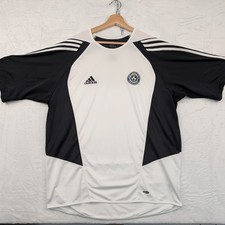 VTG Adidas Colorado Rapids MLS Soccer Jersey Mens 2XL White Black ClimaCool Y2K