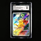 CGC 8 NM/MINT 2025 Pokemon CHN Pikachu 004/SV-P G PROMO