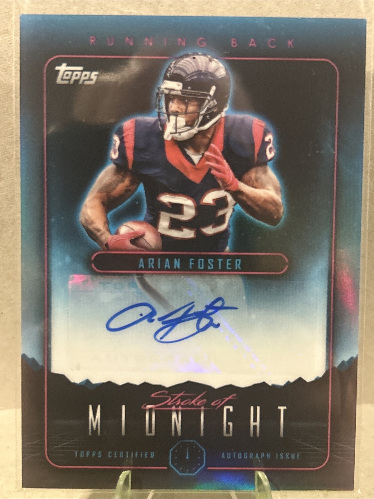 2024 Topps Midnight - Stroke of Midnight Autographs Arian Foster #SMA-AF (AU)