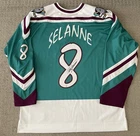 Teemu Selanne Signed Anaheim Ducks Jersey Mitchell & Ness Fanatics COA NHL Rare