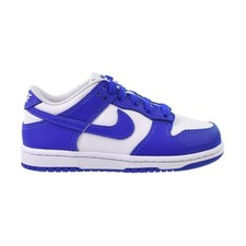 Nike Dunk Low PS Little Kids' Shoes White/Hyper Royal FB9108-131
