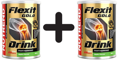 2 x Nutrend Flexit Gold Drink, Apple - 400g (56,24 EUR/kg)