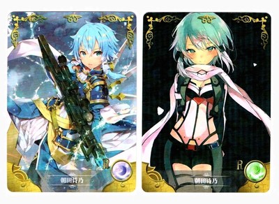 Goddess Story Waifu Card TCG | Sinon - Sword Art Online SAO [ CARD SET ] 2 cards