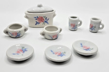 Vintage Child's Porcelain China Tea Set Pieces Toy Play Set