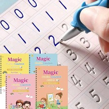 Letter Theme Grooved Handwriting Practice Kit for Kids Hand Writing Book