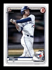ZACH BRITTON ⚾ 2020 1st Bowman Draft #BD-158 Toronto Blue Jays