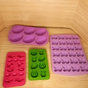 Easter Silicone Baking Molds Lot