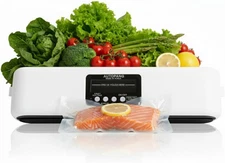 85Kpa Easy-Close Vacuum Sealing Machine Cordless Powerful Suction with 20 Pre-Cu