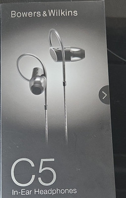 Bowers & Wilkins C5 In-Ear-Kopfhörer Schwarz 2,5 mm Anschluss Doppel Ohrhörer