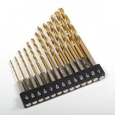13 Piece Quick Snap Chuck Drill Bit Set