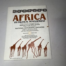 Vintage February 1980 Africa ITS Political Development National Geographic