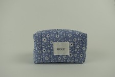 Handmade Makeup Bag - Blue Small 
