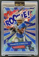 2025 Wild Card Alumination Comix Omarion Hampton Rookie Mojo Foil Blue #/2