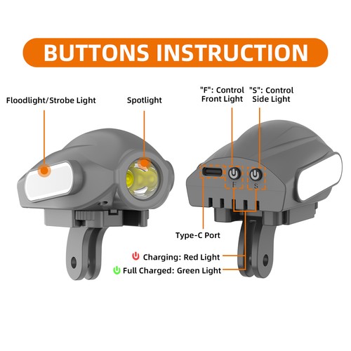 Multi-function Searchlight Burst Light Night Navigation Light For DJI Mini 4 Pro - Picture 11 of 24