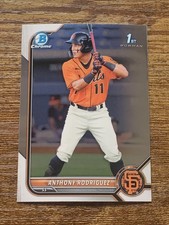 2022 Bowman Anthony Rodriguez 1st Chrome #BCP-26 San Francisco Giants