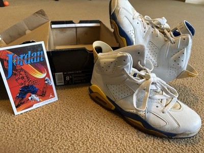 2000 summer Olympic s exclusive Air Jordan 6 Retro White/yellow/royal 8.5 Men s 