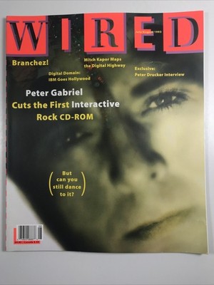 WIRED magazine July/Aug 1993 Vol 1 #3-Peter Gabriel
