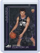 Walter Clayton Jr. - 2025 Topps Flagship Basketball Black Rookie 06/68 #218