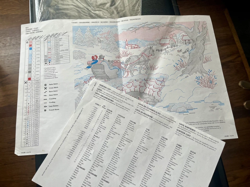 Размеры штампованный крестиком узор только зимняя поездка - Изображение 2 из 3