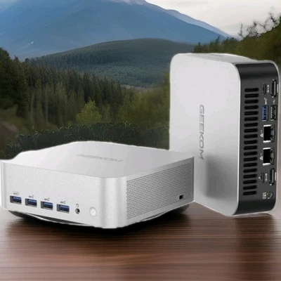 Mini PC GEEKOM A8 Max, AMD Ryzen 9 8945HS, 32GB RAM, 2TB SSD, Windows 11 Pro