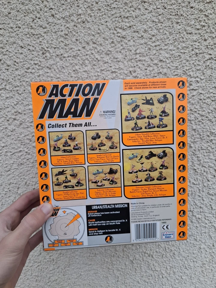 ACTION MAN URBAN & JUNGLE COLLECTION 2 Miniature Set 1996 Hasbro Toy Vintage New - Immagine 3 di 4