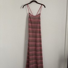 NWT Mango Women's Size 2 Multicolor Geometric Print Maxi Dress