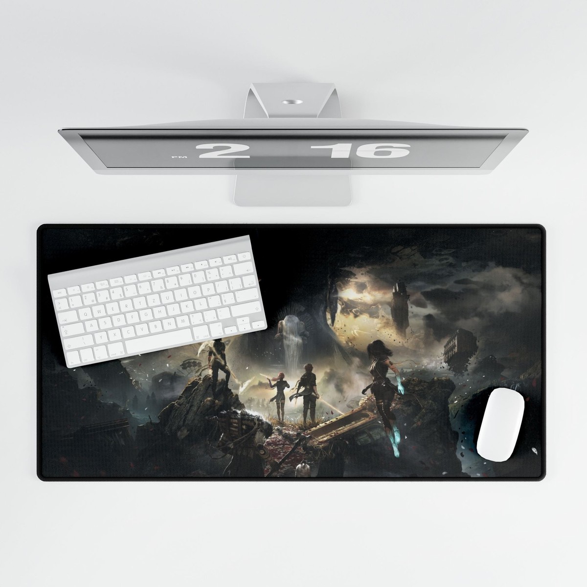 Clair Obscur: Expedition 33 mouse pad,XXL grey large size gaming mouse pad 900x400 is suitable for keyboard pads and desk pads for home office. (XXL