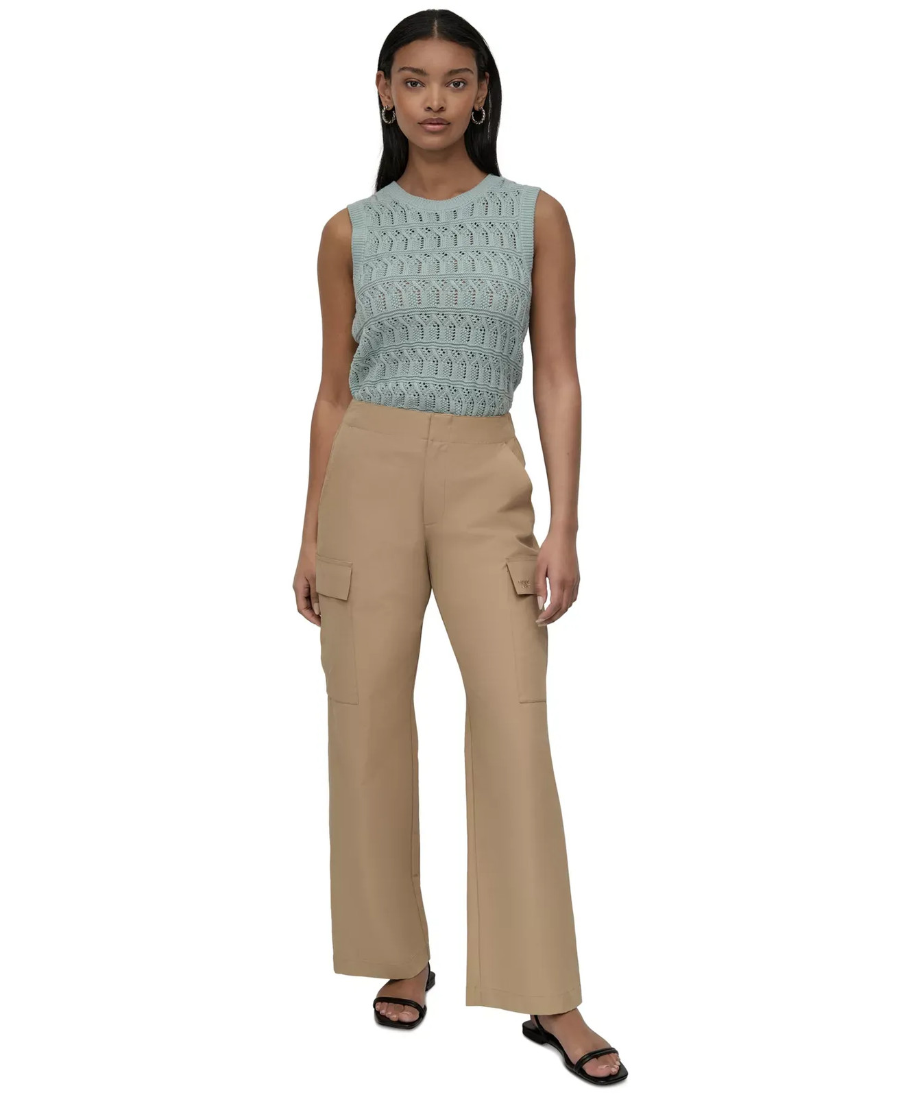 DKNY Jeans Women's Pants Sz 6 High Rise Straight Leg Cargo