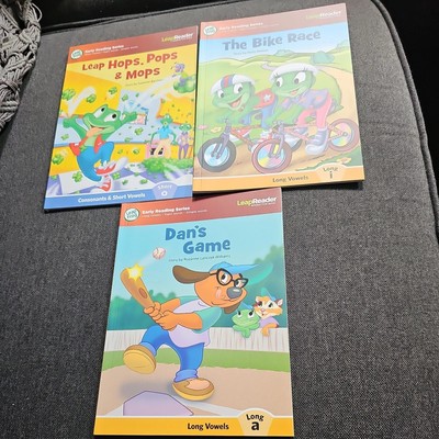 Leap Frog LeapReader frühe Leseserie interaktives Lesesystem Bücher x 3