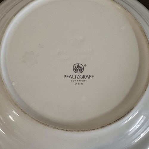 Pfaltzgraff White Happy Birthday Dessert Platter Plate Cake Birthday Party - Picture 4 of 5