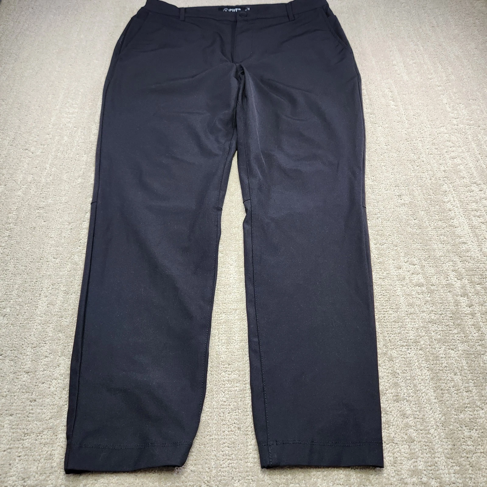 Cuts Clothing Pants Men XL AO Joggers Slim Fit Black Elastic Waist Performance
