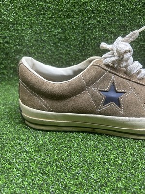 Vintage 90s Converse One Star Suede Brown Made Assembled in USA
