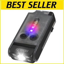 Aluminum Mini Flashlight with Swivel Head - 900 Lumens, Lightweight & Powerful