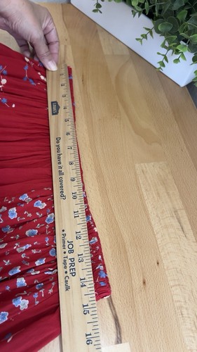 Falda completa Coldwater Creek con patchwork escoba para mujer talla L Cottagecore Prairie - Imagen 8 de 11