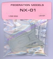 SEALED Star Trek: Enterprise NX-01 Resin MODEL KIT 1:2500 Scale 3" Long, Decals