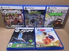 Lot Of 5 PlayStation 5 Used Games - FC24, PGA2K25, NFS Unbound, MX vs ATV Legend