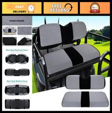 Universal Golf Cart Seat Cover - Breathable Non-Slip Fabric for EZGO TXT Front S