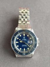 Tudor Prince Oysterdate Mini-Sub 94400 rich cream lume Blue Dial  Automatic 33mm