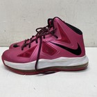 Nike Pink/Black Solid Sneaker Athletic Shoes Girls Size 7Y — photo 1