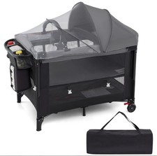 New in Box Foldable Baby Bassinet with 4 Adjustable Heights  Changing Table