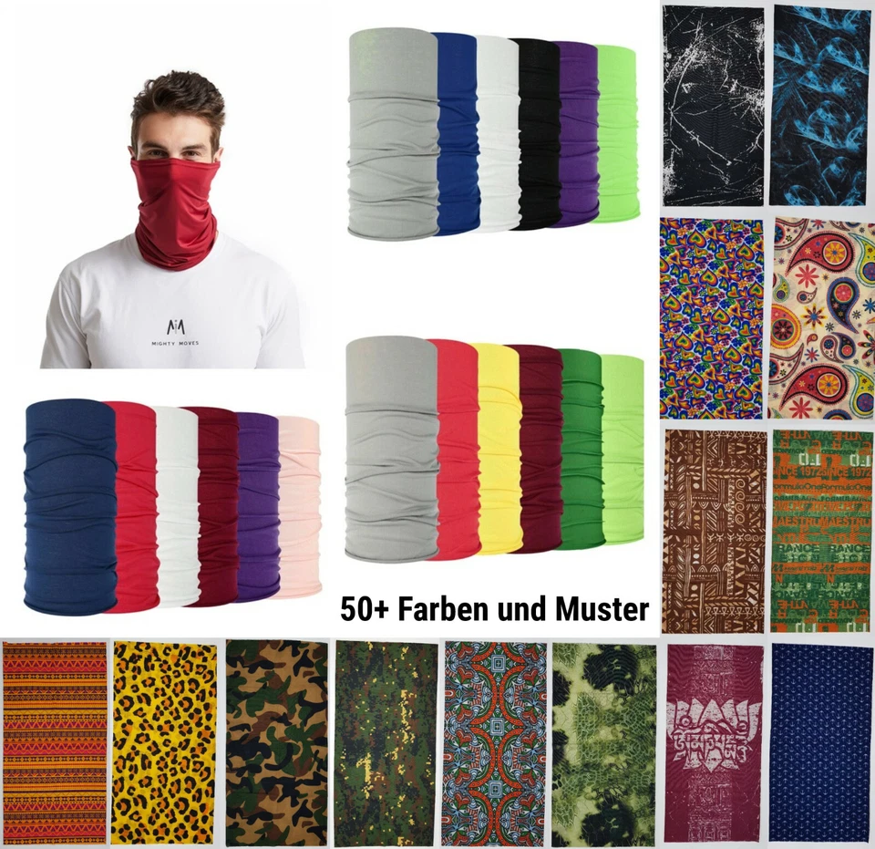 Loop Schal Schlauchschal Multifunktionstuch Bandana Halstuch Outdoor Motorrad